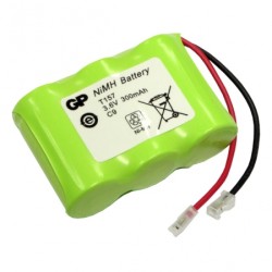 ACCU-6115.300; Akumulators universāls 3.6V 300mAh NiMh universāli izvadi T157
