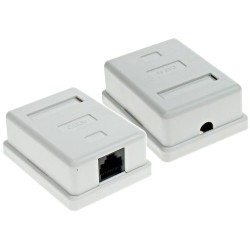 CA5RV1.N88; CAT5 rozete virsapm. 1xRJ45 UTP