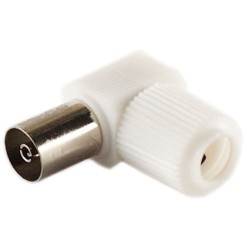 COAX-105; TV kabeļa ligzda leņķī HQ