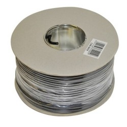 RG58.CU081.CU48.BK1; RG58 koaks.kab. 50Om Cu 0.813mm Cu 48x0.12mm 6.0mm 100m melns