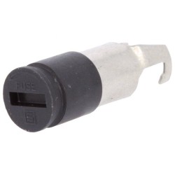 0031.1661; Adapter; cylindrical fuses; 6,3x32mm; 10A; -40÷85°C; Colour: black; SCHURTER