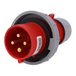 0242-6; Connector: AC supply 3-phase; plug; male; 32A; 400VAC; IEC 60309; PCE