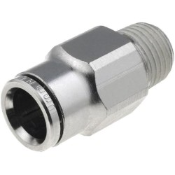 101251028; Metal connector; straight; BSP 1/4