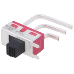 1101M2S3AV2QE2; Switch: slide; Pos: 2; SPDT; 6A/120VAC; 6A/28VDC; ON-ON; -30÷65°C; C&K