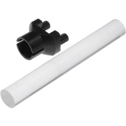 1216.1005; Fibre for LED; round; Ø5mm; Front: flat; MENTOR