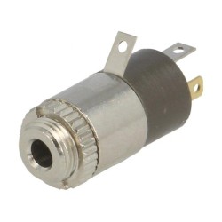 1500 01; Socket; Jack 2,5mm; female; stereo; ways: 4; straight; soldering; LUMBERG