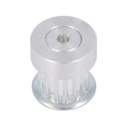 16 T2,5   15-200ZA; Belt pulley; T2.5; W: 4; 6mm; whell width: 16mm; Ø: 11.4mm; aluminium; OPTIBELT