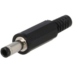 1636 02; Plug; DC supply; female; 4/1,7mm; with strain relief; for cable; LUMBERG