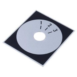 220.303; Scale; Range: 1 ÷ 3; 48x42mm; Øhole: 10mm; Mat: aluminium; SUPERTRONIC