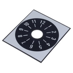 220.312; Scale; Range: 1 ÷ 12; 48x42mm; Øhole: 10mm; Mat: aluminium; SUPERTRONIC