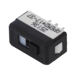 25136NAB; Switch: slide; Pos: 2; SPDT; 2A/250VAC; ON-ON; No.of term: 3; APEM