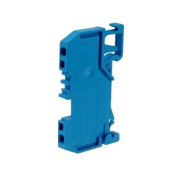 279-904; Splice terminal: rail; 0.08÷1.5mm2; ways: 1; terminals: 2; blue; WAGO