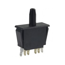 2DM1; Switch: door; Pos: 2; DPDT; 10A/250VAC; black; Mounting: on panel; HONEYWELL