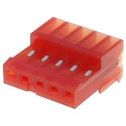 3-640440-5; Plug; wire-board; female; PIN: 5; 2.54mm; IDC; for cable; MTA-100; TE Connectivity
