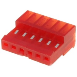 3-640440-6; Plug; wire-board; female; PIN: 6; 2.54mm; IDC; for cable; MTA-100; TE Connectivity