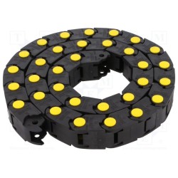 300015040; Cable chain; Series: Medium; Bend.rad: 40mm; L: 990mm; BREVETTI