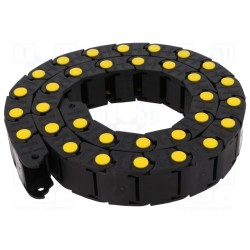 300025060; Cable chain; Series: Medium; Bend.rad: 60mm; L: 990mm; BREVETTI