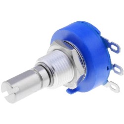 3851A-282-502BL; Potentiometer: shaft; single turn; 5kΩ; ±20%; 1W; linear; 6.35mm; BOURNS