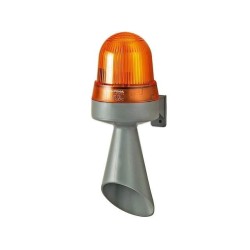 42532068; Signaller: lighting-sound; 230VAC; horn,flashing light; orange; WERMA
