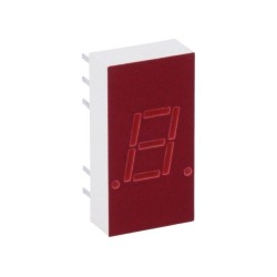 5082-7611; Display: LED; 7-segment; 7.6mm; 0.3