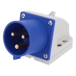 523-6; Connector: AC supply; socket; male; 32A; 230VAC; IEC 60309; IP44; PCE