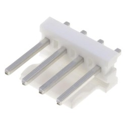 640445-4; Socket; wire-board; male; PIN: 4; 3.96mm; THT; MTA-156; tinned; TE Connectivity