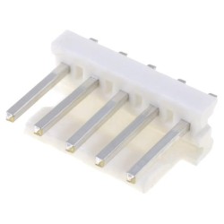 640445-5; Socket; wire-board; male; PIN: 5; 3.96mm; THT; MTA-156; tinned; TE Connectivity