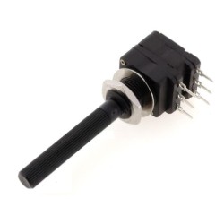 PC16DH10IP06103B2020TA; Potentiometer: shaft; single turn; 10kΩ; 100mW; THT; 6mm; plastic; PIHER