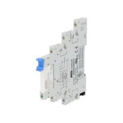 88E2H3048D1; Relay: interface; SPDT; Ucoil: 48VDC; 6A; 6A/250VAC; 6A/30VDC; IP20; MORSETTITALIA