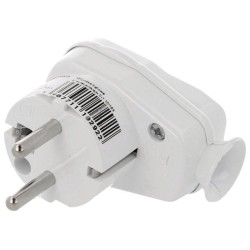 9002215; Connector: AC supply; male; plug; 2P+PE; 250VAC; 16A; white; PIN: 3; PCE