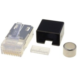 940-SP-361010-A161; Plug; RJ50; PIN: 10; shielded; Layout: 10p10c; IDC,crimped; BEL FUSE