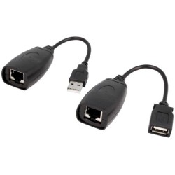 93321; Repeater USB; RJ45 socket,USB A socket; USB 1.1; 480Mbps; Goobay