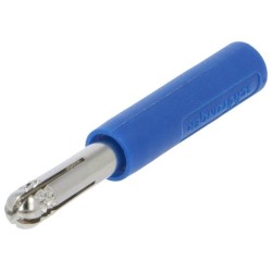 A 2116 NI/BL; Adapter; 4mm banana; banana 4mm socket,banana 4mm plug; 32A; 1kV; SCHÜTZINGER