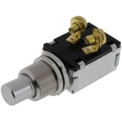 A3-27B-07; Switch: push-button; Pos: 2; SPST-NC; 15A/12VDC; ON-(OFF); SCI