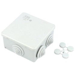 00810; Enclosure: junction box; X: 80mm; Y: 80mm; Z: 40mm; wall mount; IP44; ABB