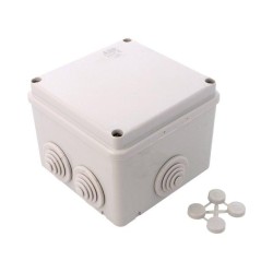 00821; Enclosure: junction box; X: 100mm; Y: 100mm; Z: 80mm; wall mount; ABB
