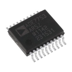 ADE7753ARSZ; Integrated circuit: electric energy meter; SPI,pulse; SSOP20; Analog Devices