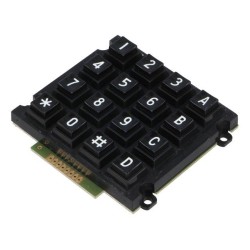 AK-1607-N-BBW; Keypad: plastic; No.of butt: 16; none; plastic; 200mΩ; 1N; 20mA; ACCORD