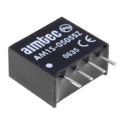AM1S-0505SZ; Converter: DC/DC; 1W; Uin: 4.5÷5.5V; 5VDC; Iout: 200mA; SIP4; 1.8g; AIMTEC