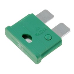 UNIVAL 30A; Fuse: fuse; 30A; 32V; automotive; 19mm; UNIVAL; MTA