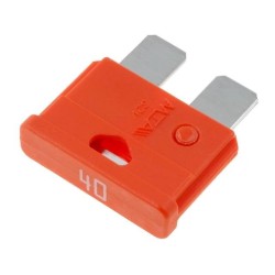 UNIVAL 40A; Fuse: fuse; 40A; 32V; automotive; 19mm; UNIVAL; MTA