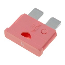 UNIVAL 4A; Fuse: fuse; 4A; 32V; automotive; 19mm; UNIVAL; MTA