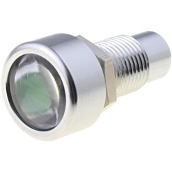 AMLD0822; Indicator: LED; prominent; Cutout: Ø8.2mm; IP67; brass; SIGNAL-CONSTRUCT