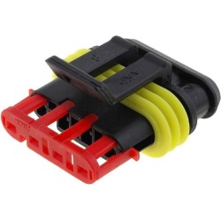 282088-1; Connector: wire-wire; Superseal 1.5; plug; female; PIN: 4; IP67; TE Connectivity