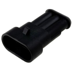 282105-1; Connector: wire-wire; Superseal 1.5; plug; male; PIN: 3; IP67; 24VDC; TE Connectivity