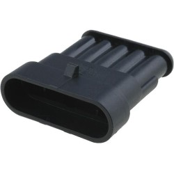 282107-1; Connector: wire-wire; Superseal 1.5; plug; male; PIN: 5; IP67; 24VDC; TE Connectivity