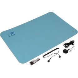 157KIT 4060 BLUE; Protective bench kit; ESD; 400x600mm; Thk: 2mm; blue; 1MΩ/km; 440°C; ELME
