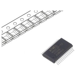 ATM90E26-YU-R; Integrated circuit: power detector; SPI,UART; SSOP28; 2.8÷3.6V; MICROCHIP TECHNOLOGY