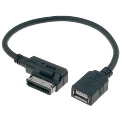 ; Aux adapter; USB A socket,MMI 3G plug; Audi,Seat,Škoda,VW; 4CARMEDIA