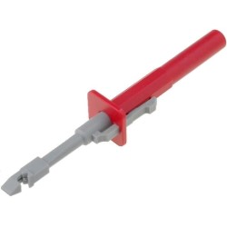 AX-CP-03-R; Clip-on probe; with puncturing point; 10A; red; 4mm; Ø: 4mm; AXIOMET